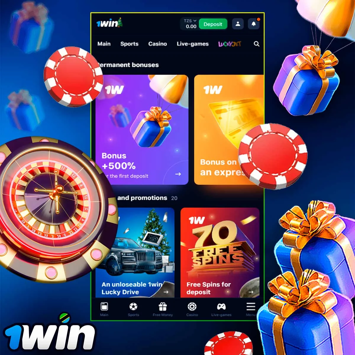 Information about Casino Bonus at 1Win Casino