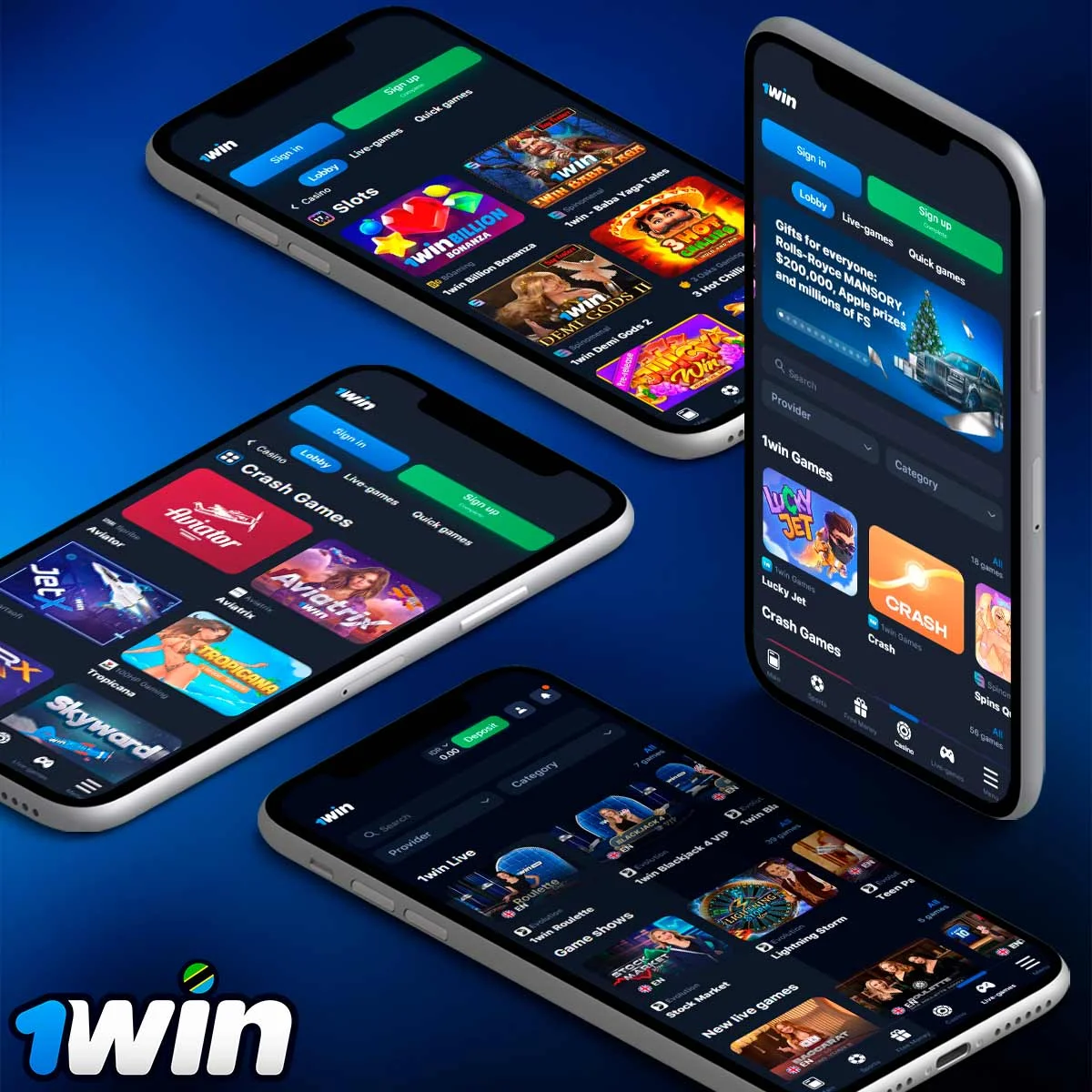 What are the main features of the 1Win mobile app