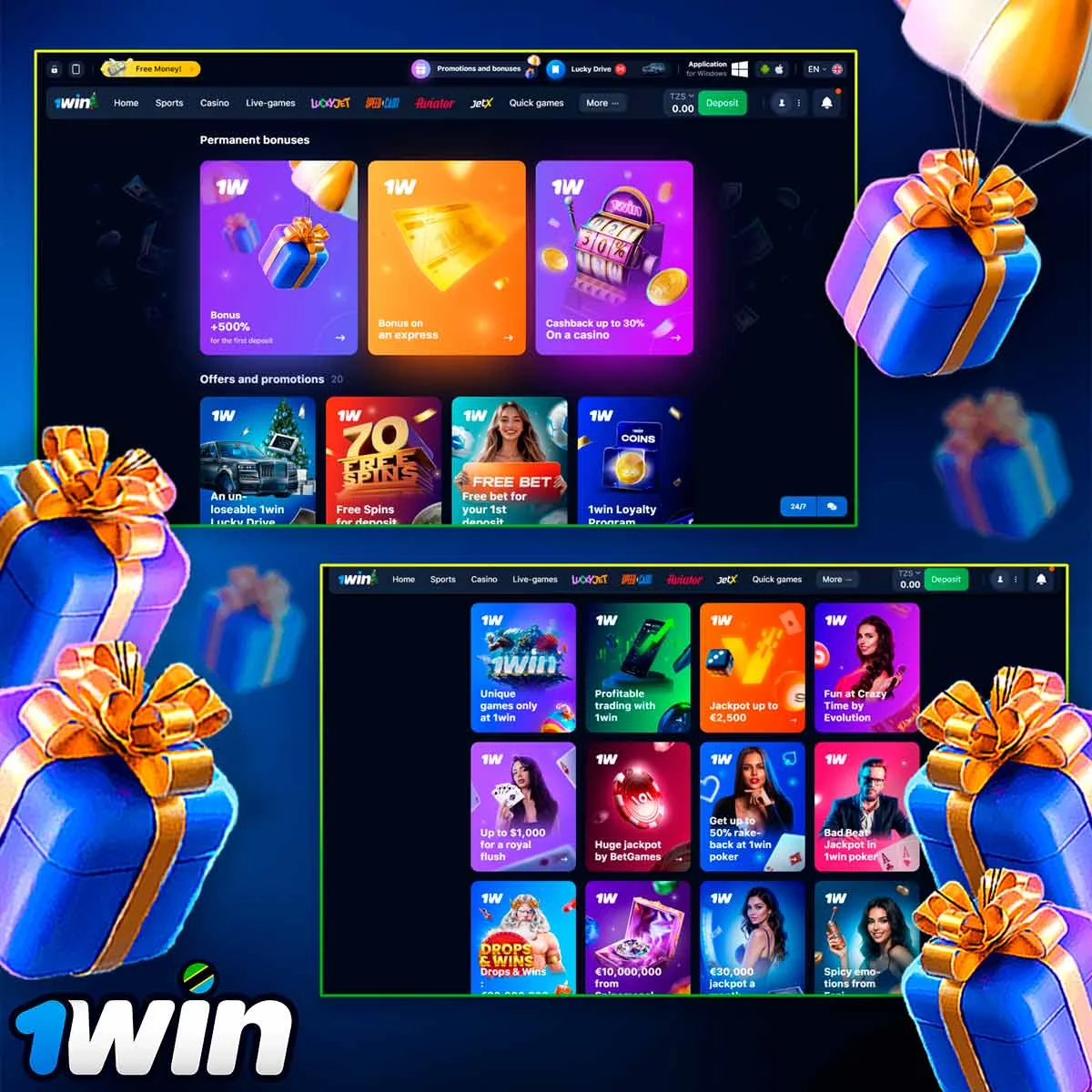 Information about 1 Win Casino bonuses and promotions