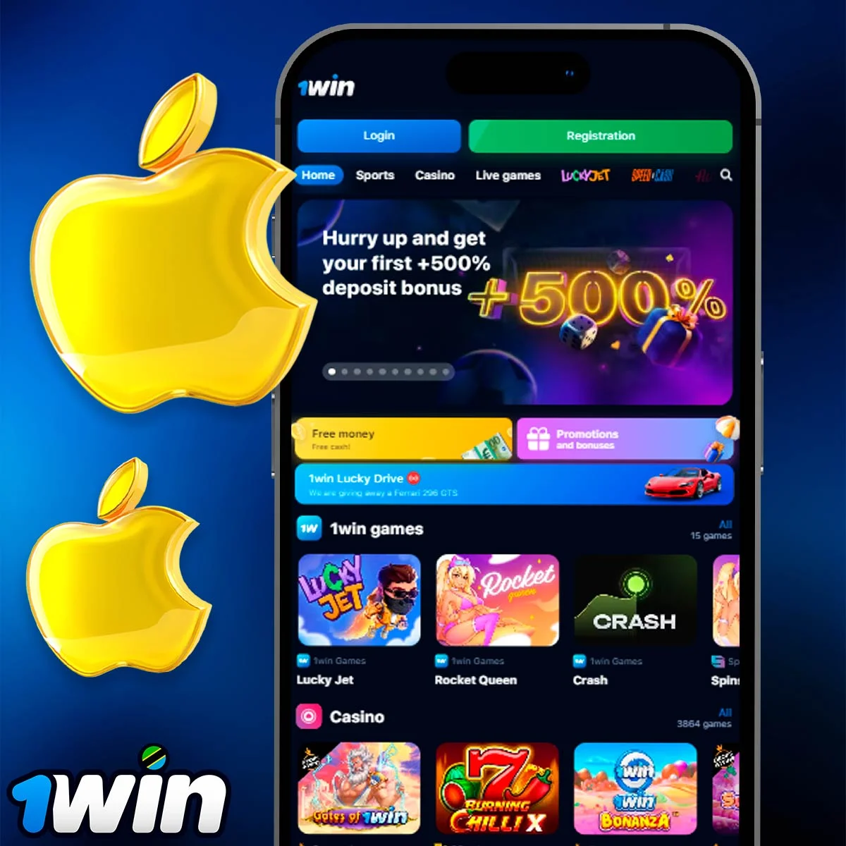 Instructions for installing the 1Win app for iOS