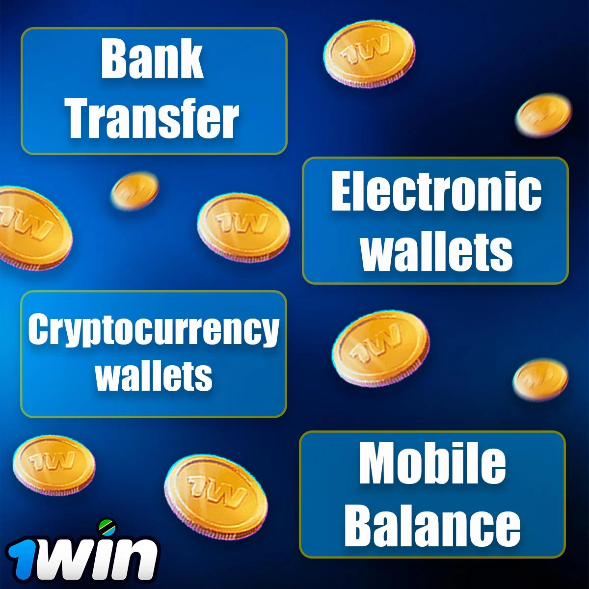 What payment methods does 1Win bookmaker offer?